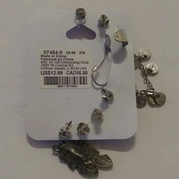 Claire's Mismatch Earing Set - Picture 3 of 3